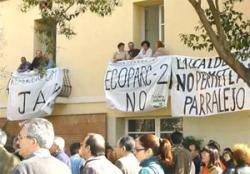 Protestes contra l'Ecoparc que afecta els veïns de Ripollet