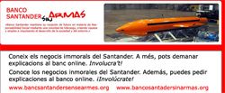 Pacifisme contra les Juntes Generals d'Accionistes de Banc Santander i BBVA