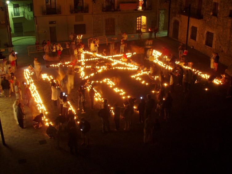 Estelada d'espelmes 