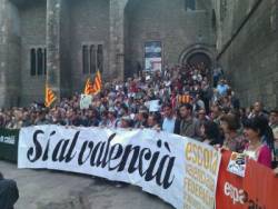 Protesta per una escola en valencià