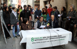 Ocupació d'un edifici buit a Olot