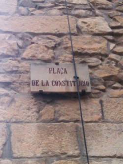 Les Borges eliminarà la Plaça Constitució del seu nomenclàtor