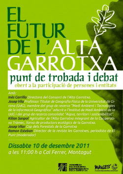 El futur de l'Alta Garrotxa