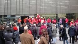 Protesta sindical contra les retallades