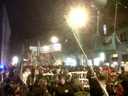 Protesta a Girona