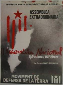 Cartell II Assemblea Nacional de l'MDT
