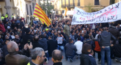 Manifestació a Terrassa