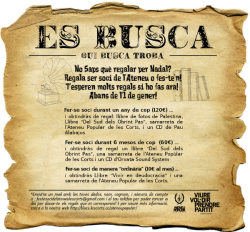 Es busquen socis