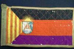 La bandera perduda del Consell d'Aragó torna a Casp