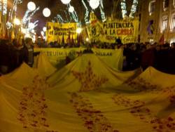 Milers de persones es manifesten a Palma per reivindicar els drets nacionals i socials en commemoració de la Diada