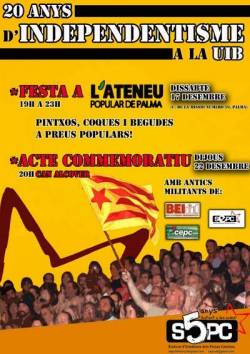 20 anys d'independentisme a la UIB