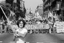 Imatge d'una manifestaició del PSAN-P