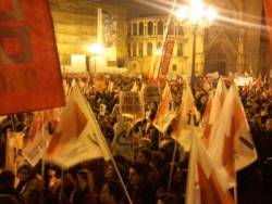 Manifestació a València en contra de les retallades socials