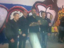 Iannone amb neonazis espanyols