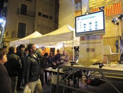 Centenars de persones van participar a l'acte de Berga per la Independència