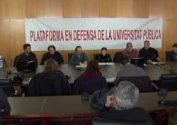 PLataforma en defensa de la Universitat Pública