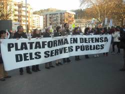 Tres mil persones es mobilitzen a Xàtiva contra les retallades