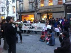 Mobilitzacions de suport amb els estudiants valencians a Mataró
