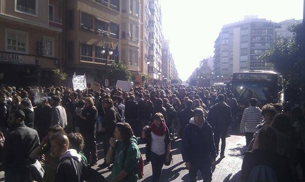 Repressió estudiantil a l'IES Lluís Vives