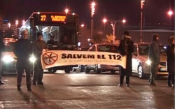 Tallen els laterals de la Ronda a Barcelona per salvar el servei de bus