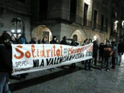 Concentració de dilluns a la Plaça del Vi de Girona