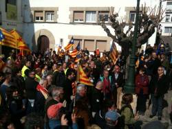 Més de 400 persones diuen no a la imposició de símbols a Sant Pol de Mar