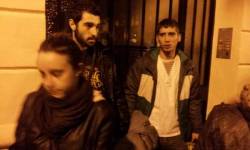 Imatge dels agredits dimecres a la nit per 12 agents de la poilcia espanyola