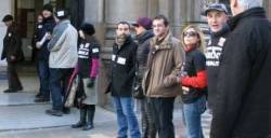Delegats d�Intersindical han retirat diners al Banc de Val&egrave;ncia