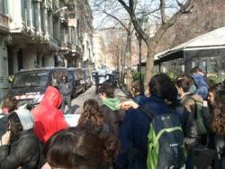 Protesta d'aquest matí a Barcelona