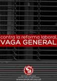 Cartell de la COS a favor d'una vaga general als Països Catalans