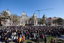 Més de 2.000 persones s'han concentrat davant del TSJC