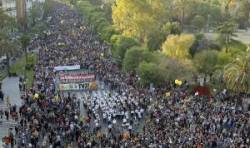 Manifestació en defensa de TV3