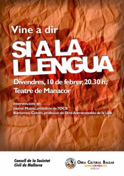 Actes a favor de la llengua a Manacor i Inca