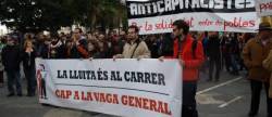 Clam anticapitalista contra la reforma laboral