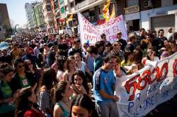 Manifestació a Cerdanyola contra la reforma laboral i les retallades