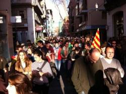 Riuades de gent inunden els carrers del centre de Palma