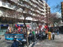 Manifestació anticapitalista de Girona