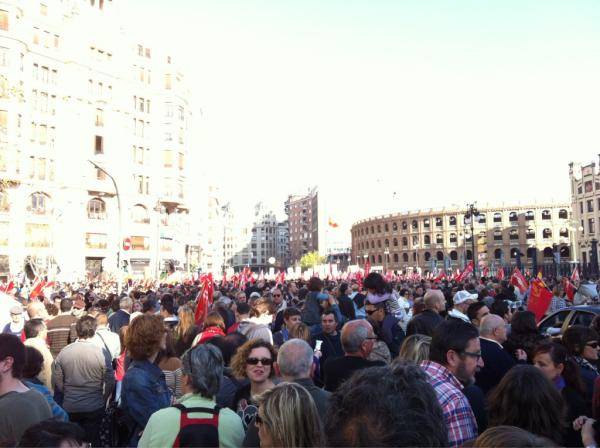 Manifestació a València