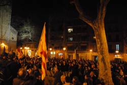 La manifestació ha recorregut els principals carrers del barri de Gràcia