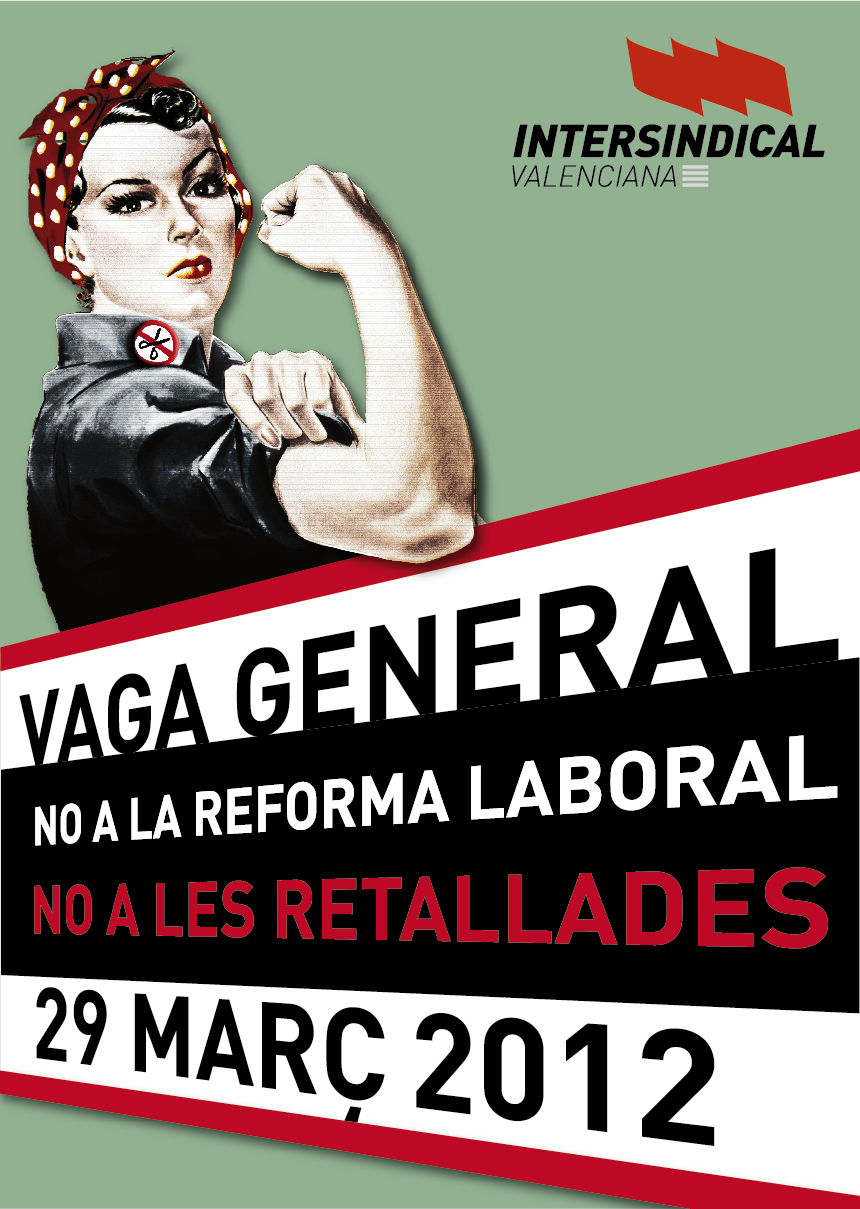 Cartell de la Intersindical Valenciana