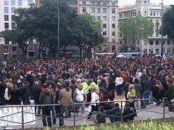 Manifestació de Barcelona en suport als presos del 29-M