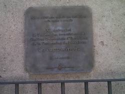  Placa commemorativa de la Caputxinada