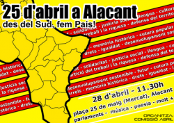 Commemoració de la Diada a Alacant