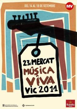 Cartell de la 23ª edició del Mercat de Música Viva de Vio