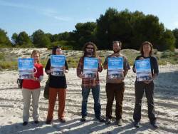 Crida per encadenar-se contra l'hotel de Sa Ràpita