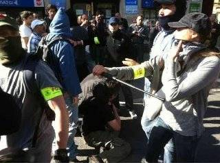 Inèdit desplegament policial al centre de Barcelona