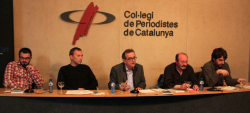 Presentació de l'Anuari al Col·legi de Periodistes