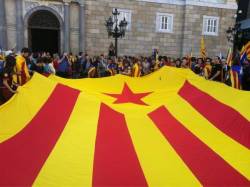 Centenars d'independentistes van demanar la independència dissabte a Barcelona