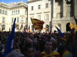 Centenars d'independentistes van demanar la independència dissabte a Barcelona