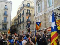 Centenars d'independentistes van demanar la independència dissabte a Barcelona